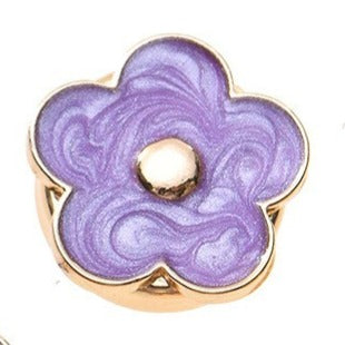 The Purple Flower Button Set - Set of 6