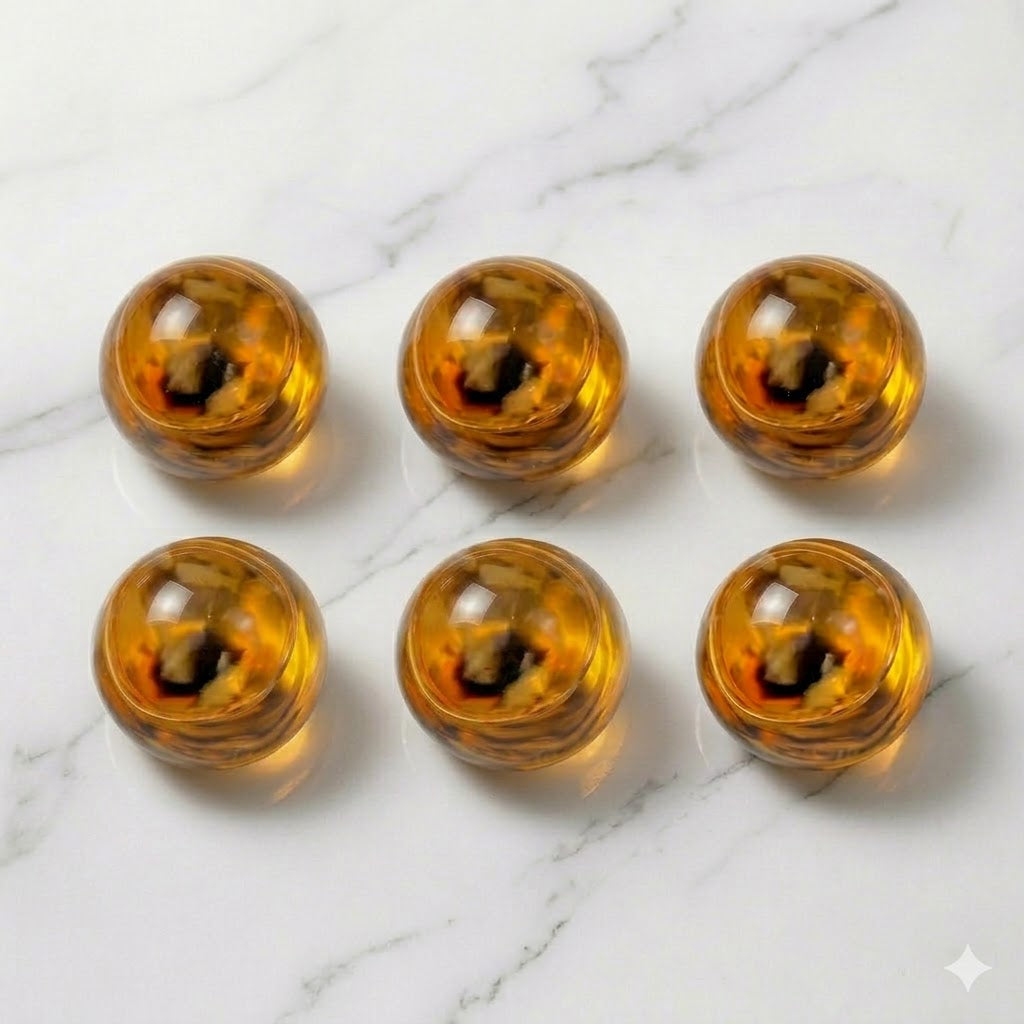 The Golden Glow Button Set - Set of 6