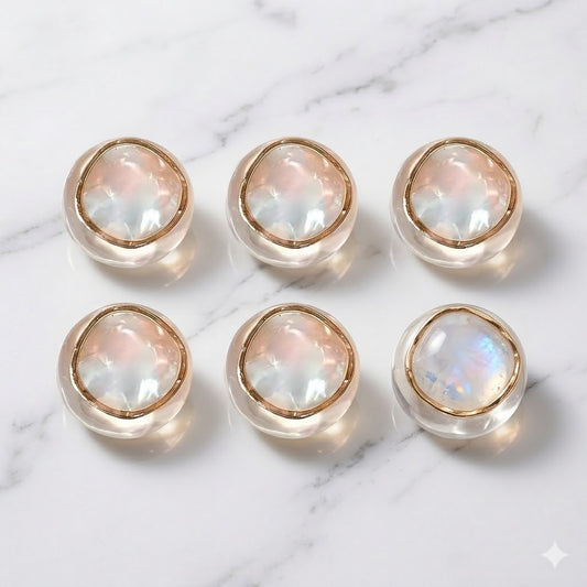 The Petite Pearl Button Set – Set of 6